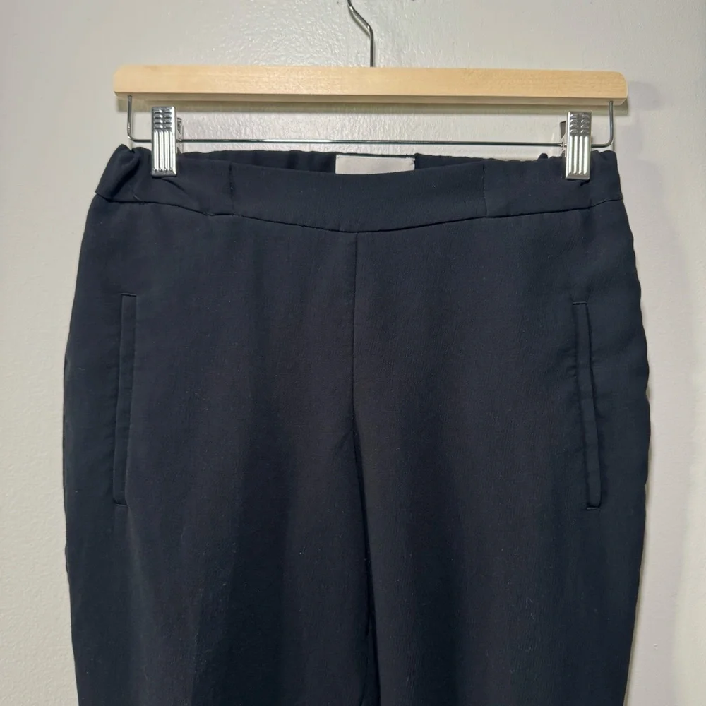 Aritzia Wilfred‎ Cropped Dress Pants Womens 0 Pull On Casual Office Capris Black